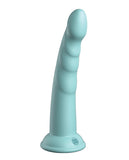 Dillio Platinum 7 Inch Slim Seven Silicone Dildo - Teal