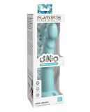 Dillio Platinum 7 Inch Slim Seven Silicone Dildo - Teal