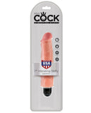 King Cock  7 Inch Vibrating Stiffy - Flesh