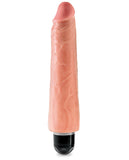 King Cock  9 Inch Vibrating Stiffy - Flesh