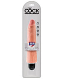 King Cock  9 Inch Vibrating Stiffy - Flesh