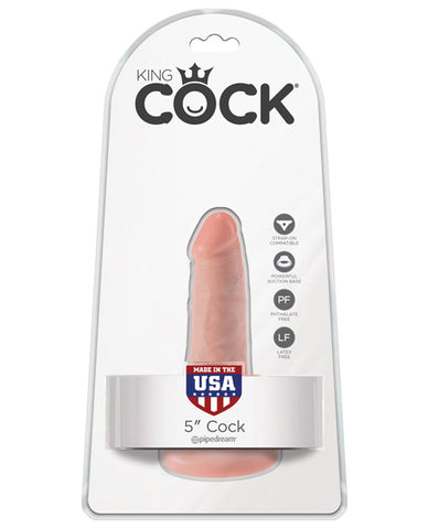 King Cock 5 Inch Cock - Flesh