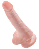 King Cock 6 Inch Cock W-balls - Flesh