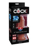 King Cock Plus 6 Inch Triple Density Cock - Brown