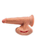 King Cock Plus 7 Inch Triple Density Cock W-swinging Balls - Tan