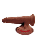 King Cock Plus 8 Inch Triple Density Cock W-swinging Balls - Brown