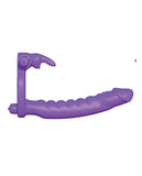 Fantasy C-ringz Silicone Double Pene Rabbit - Purple