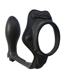 Fantasy C-ringz Rock Hard Ass-gasm Vibrating Ring - Black