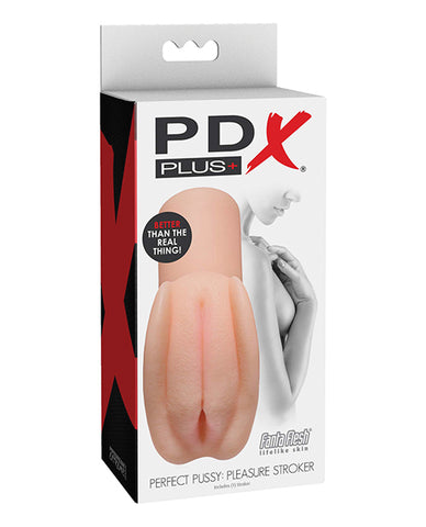 Pdx Plus Perfect Pussy Pleasure Stroker - Ivory