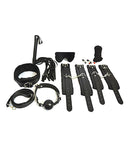 Plesur Everything Bondage 12 Piece Kit - Black