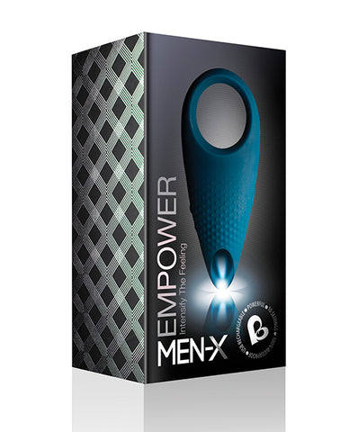 Rocks Off Men-x Empower Couples Stimulator - Blue