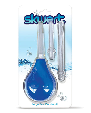 Skwert Enema Bulb W/3 Wands - 12 Oz