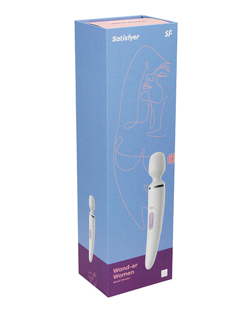 Satisfyer Wand-er Woman - White-chrome