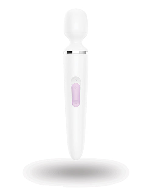 Satisfyer Wand-er Woman - White-chrome