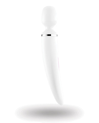 Satisfyer Wand-er Woman - White-chrome