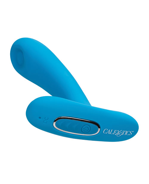 Silicone Pulsing Pleaser W-remote - Blue
