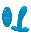 Silicone Pulsing Pleaser W-remote - Blue