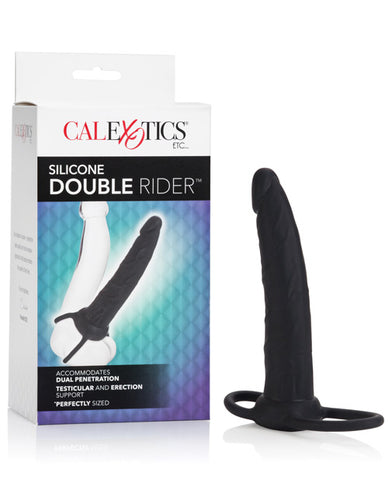 Double Rider Silicone 6.5 Inch - Black