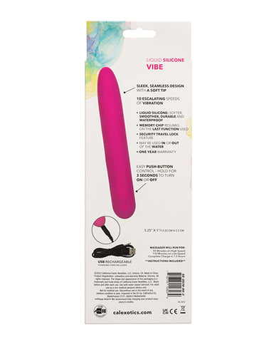 Bliss Liquid Silicone Vibe - Pink