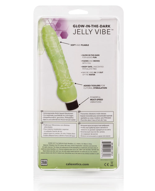 Glow-in-the-dark 7 Inch Jelly Penis Vibe