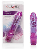 Crystalessence 6.5 Inch Gyrating Penis - Purple