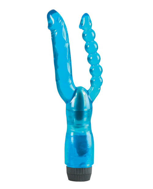 Crystalessence 5 Inch Dual Penetrator - Blue