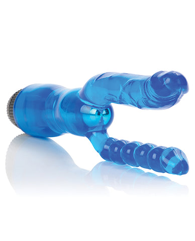 Crystalessence 5 Inch Dual Penetrator - Blue