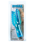 Crystalessence 5 Inch Dual Penetrator - Blue