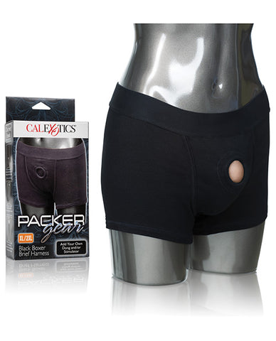 Packer Gear Boxer Brief Harness Xl-2xl - Black