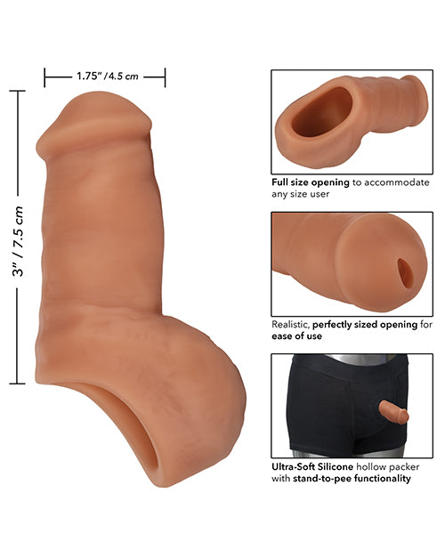 Packer Gear Ultra Soft Silicone Stp - Brown