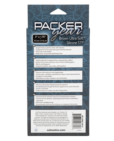 Packer Gear Ultra Soft Silicone Stp - Brown