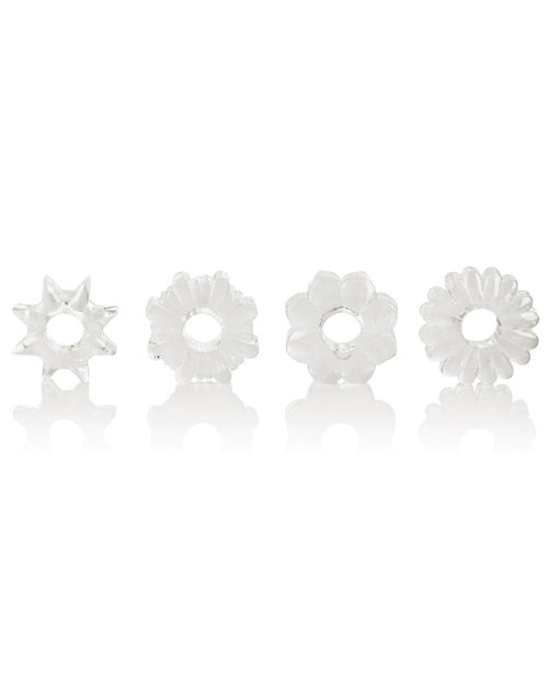 Basic Essentials Rings - Clear Set Of 4