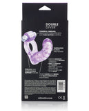 Double Diver Vibrating Enhancer W-flexible Penetrator - Purple