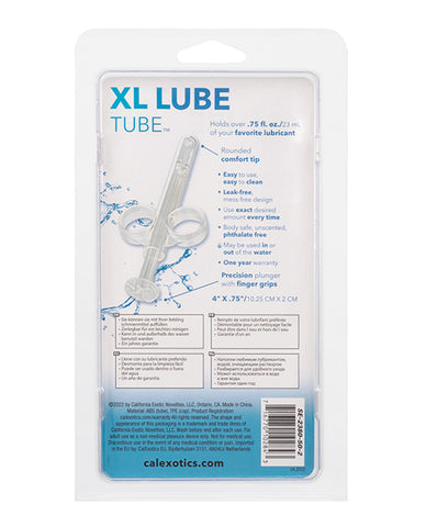 Xl Lube Tube - Clear