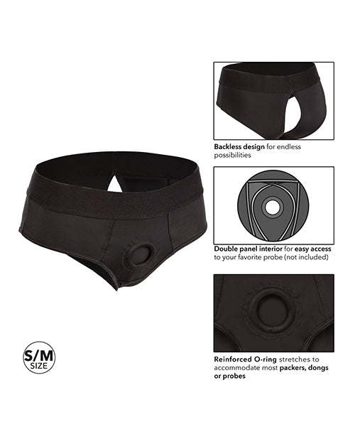 Boundless Backless Brief S-m - Black
