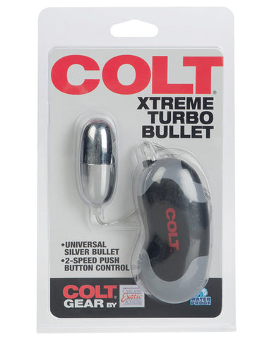 Colt Xtreme Turbo Bullet Power Pack Waterproof - 2 Speed Silver