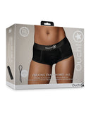 Shots Ouch Vibrating Strap On Brief - Black M/l