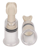 Shots Pumped Nipple Suction Set - Small Clear