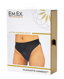 Sportsheets Em.ex. Silhouette Harness Xxx-large - Black