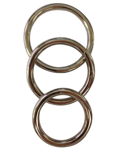 Sportsheets Metal O Ring - Pack Of 3