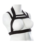 Gender Fluid Majesty Harness - Xl-xxxl Black