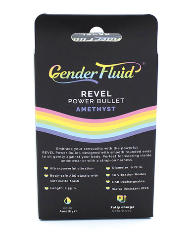 Gender Fluid Revel Power Bullet - Purple