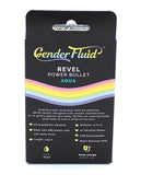 Gender Fluid Revel Power Bullet - Aqua