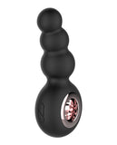 Gender Fluid Quiver Anal Ring Bead Vibe - Black