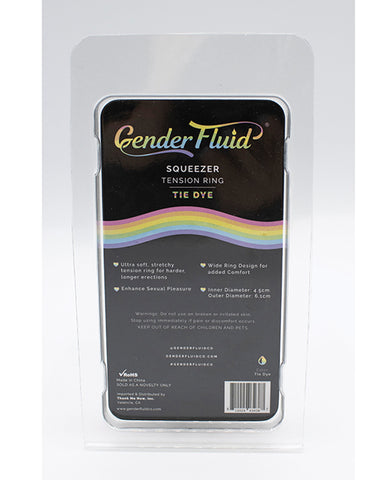 Gender Fluid Squeezer Tension Ring - Tie Dye