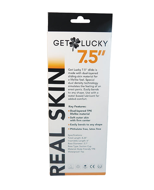 Get Lucky 7.5 Inch Real Skin Series - Flesh