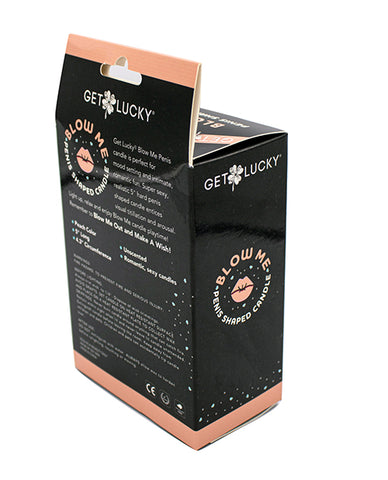 Get Lucky 5 Inch Blow Me Penis Candle - Peach