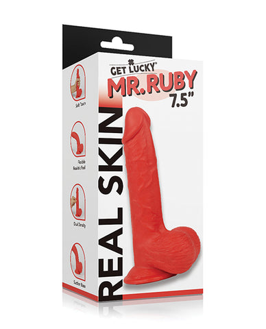 Get Lucky Mr. Ruby 7.5 Inch Dual Layer Dong