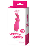 Vedo Crazzy Bunny Rechargeable Bullet - Pretty In Pink