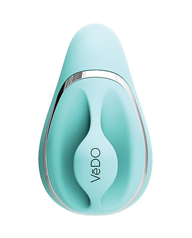 Vedo Suki Rechargeable Vibrating Sucker - Tease Me Turquoise